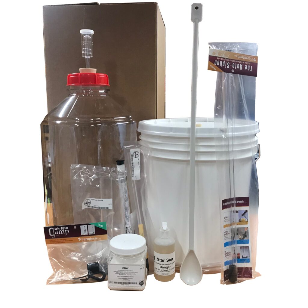 5 Gallon Equipment Kit for fermenting equipment